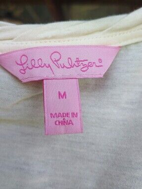 Lilly Pulitzer Cream Tee